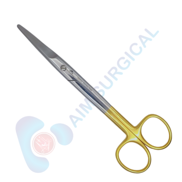 AIM SURGICAL Dressing Scissors with Tungsten Carbide Jaws – Straight