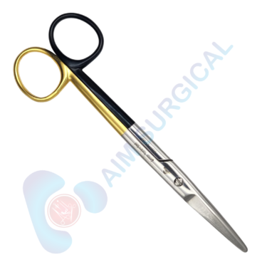 Operating Surgical Scissors Blunt Blunt Stainless Steel Straight