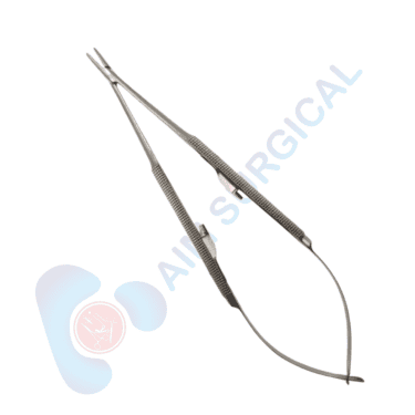 Castroviejo Diamond Dust Jaw Needle Holder – Straight, 17 cm (6.7 inch)