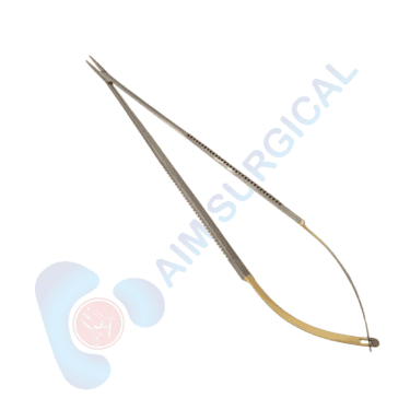 Castervijeo Needle Holder Without Catch Diamond Dust Jaw 22 cm